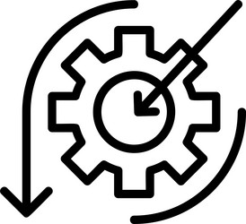 scope linear style icon design vector image