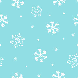 snowflake pattern design background vector image
