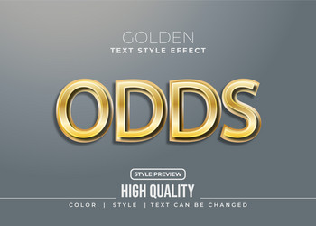 editable text style effect typography template vector image