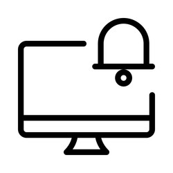 popups are used to notify users vector image