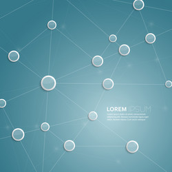 green abstract background with transparent mesh vector image