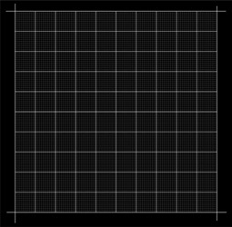measured grid graph plotting corner ruler vector image