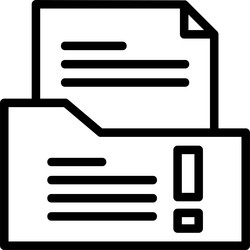 change request linear style icon design vector image