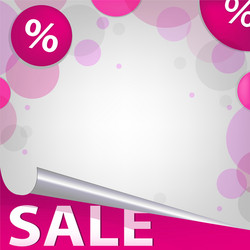 bright sale poster vector