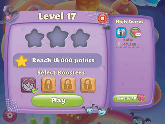 complete set of level button game ui pop-up icon vector image