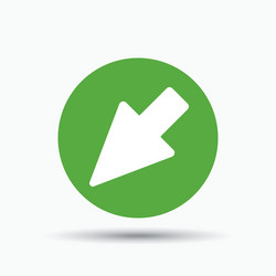cursor icon computer position marker sign vector image