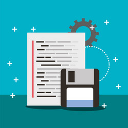 program coding website vector image
