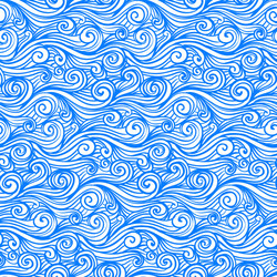 simple elegant linear pattern in deep blue vector image