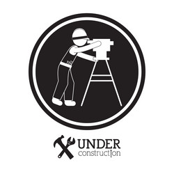 Under construction design vector