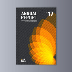 abstract flyer design background brochure vector image