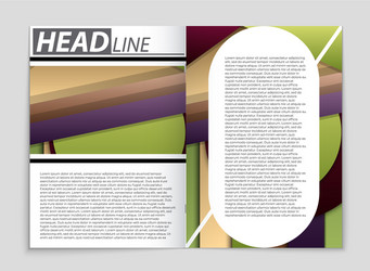 abstract layout background set for art vector image