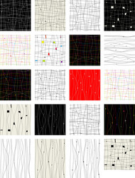 Abstract Seamless Patterns vector image