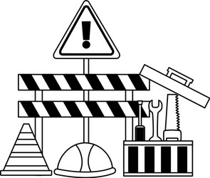 Construction equipment repair Royalty Free Vector Image