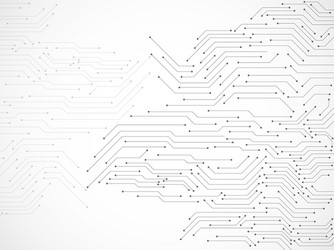abstract background with circuit board technology vector image