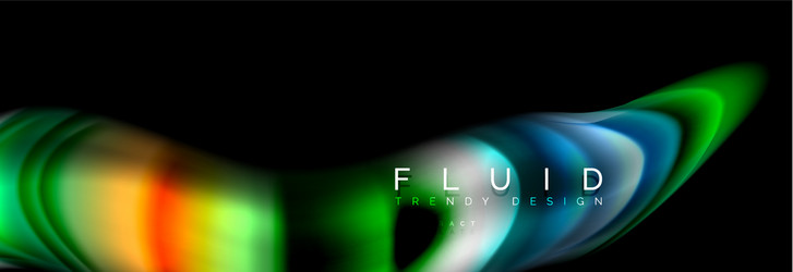 fluid wave line background or pattern geometric vector image