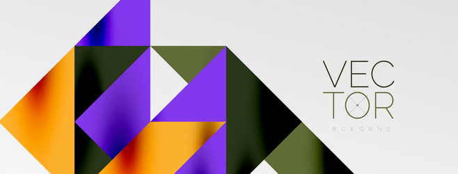 tech minimal overlapping triangle shapes elements vector image