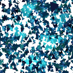 Blue Triangular Mosaic Pattern vector image