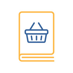 Catalog product grayscale icon Royalty Free Vector Image