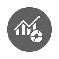delineation diagram graph icon design vector image