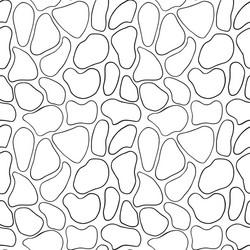 blobs outline pattern vector image