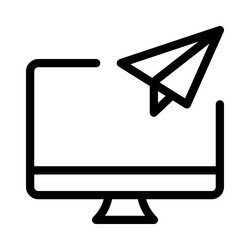 sending or sharing file data via computer vector image