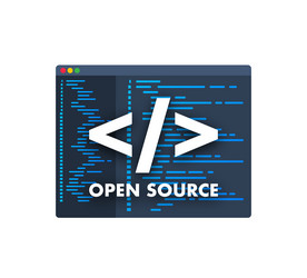 software development and digital technology vector image