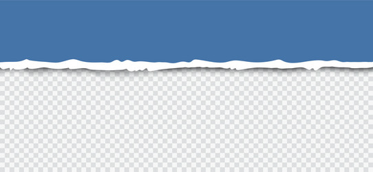 torn paper sheet with shadow realistic vector image