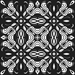 classic fine pattern with various vector image