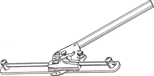 section liner series of equidistant parallel vector image