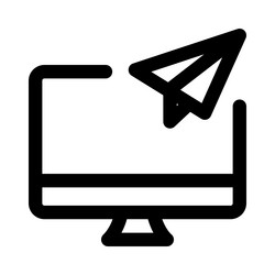 sending or sharing file data via computer vector image