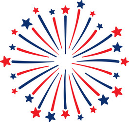 Fireworks Burst Celebration Vector Image