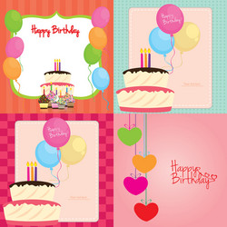 abstract happy birthday background with some vector image