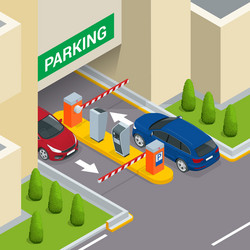 Parking Access Control System vector image