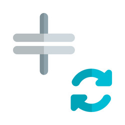 servicing to enhance the capacitors efficiency vector image