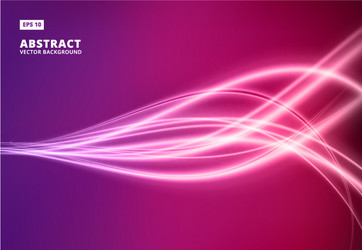 abstract smooth laser line twist light waves vector image