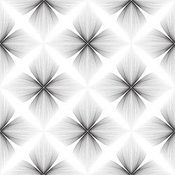 Floral oriental seamless pattern abstract linear Vector Image