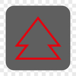 direction up rounded square button vector image
