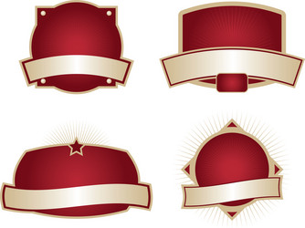 Empty Labels Set vector image