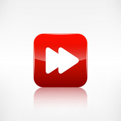 Forward or skip icon media player vector