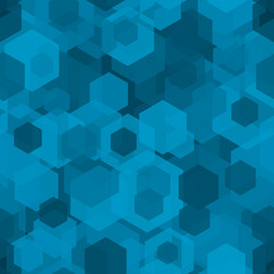 honeycomb seamless pattern repeated overlap vector image