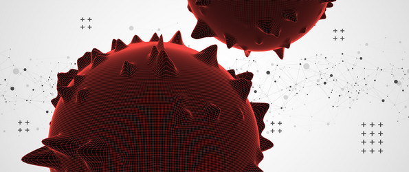 modern science and technology background abstract vector image
