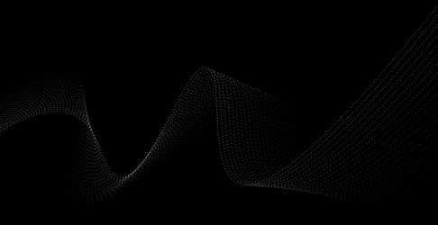 abstract background with flowing particles vector image