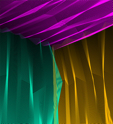 surreal art for design line 3d dimensional vector image