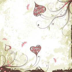 Grunge valentines day heart Royalty Free Vector Image
