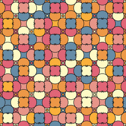 colorful seamless pattern in a modern style vector image