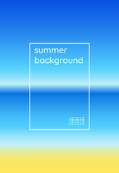 cover design with gradient in summer colors vector image