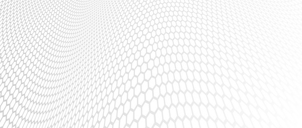 hexagons pattern in 3d perspective abstract vector image