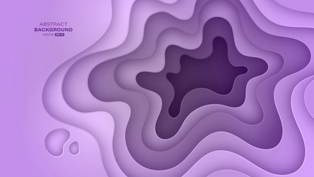 paper cut background abstract colorful layer vector image