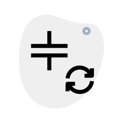 servicing to enhance the capacitors efficiency vector image
