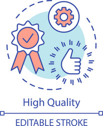 Product quality concept Royalty Free Vector Image